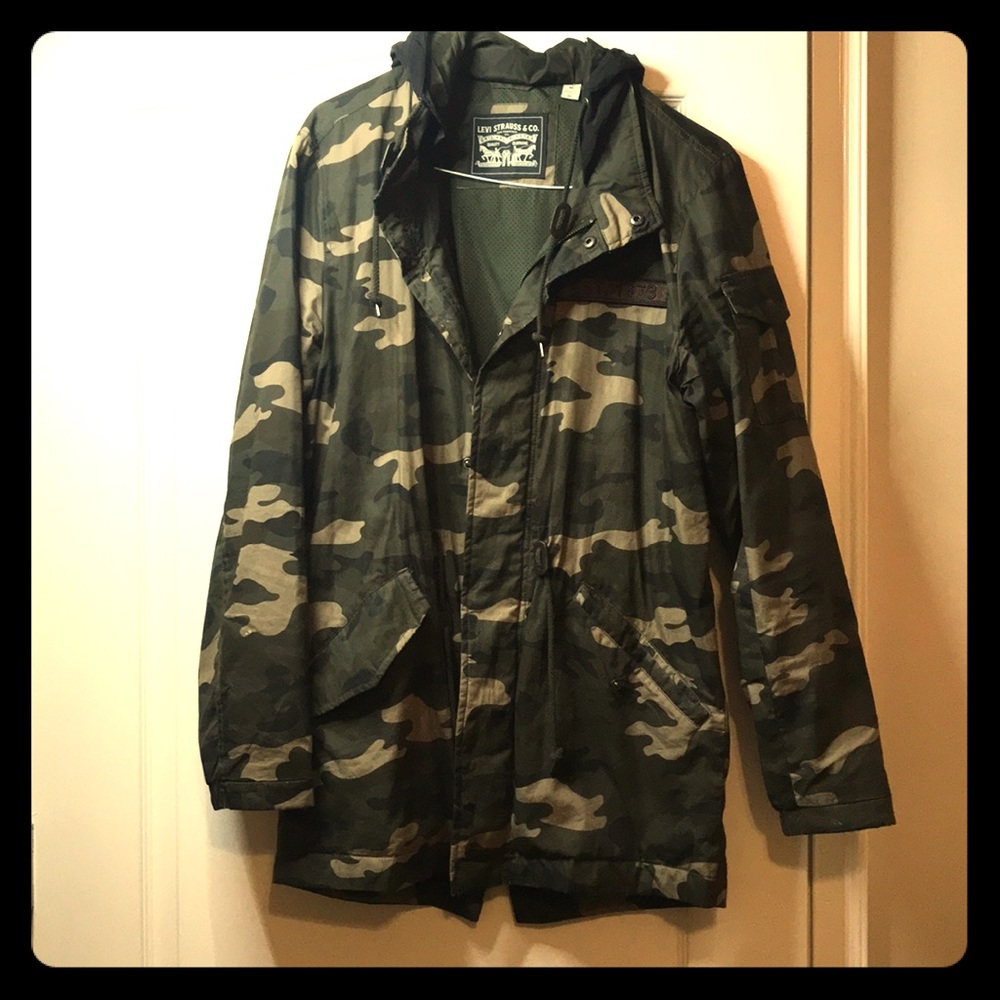 Levi Strauss Camo Raincoat